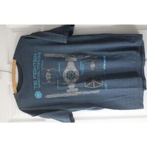 Star Wars Tie Fighter Special Forces Graphic T-Shirt Size: L